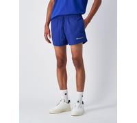 Badeshorts CHAMPION "Icons Beachshort Short", Herren, Gr. M (48), N-Gr, blau (bai), Web, Obermaterial: 100% Polyester, Badehosen Badeshorts, schnell trocknendes Gewebe, wasserabweisendes Material (612