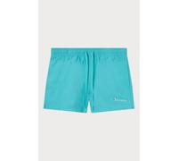 Badeshorts CHAMPION "Icons Beachshort Short", Herren, Gr. XXL (54), N-Gr, blau (aqbl), Web, Obermaterial: 100% Polyester, Badehosen Badeshorts, schnell trocknendes Gewebe, wasserabweisendes Material (