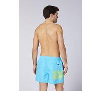 Badeshorts CHIEMSEE, Herren, Gr. S (44/46), blau (river blau), 100% Polyester, Badehosen Badeshorts (84121360-S) river blau