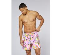 Badeshorts CHIEMSEE, Herren, Gr. XXL (60/62), bunt (orchid), 100% Polyester, Badehosen Badeshorts (60840663-XXL) orchid