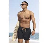 Badeshorts CMP "H Badeshorts", Herren, Gr. 58, N-Gr, schwarz, Microfaser, Polyester, unifarben, Badehosen Badeshorts, mit Dehnbund und Tunnelzug, schnell trocknendes Material (75423137-58) schwarz