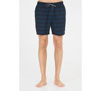 Badeshorts CRUZ "Danyel", Herren, Gr. M, US-Größen, blau (dunkelblau), Elasthan, Polyester, gestreift, Badehosen Badeshorts, Aus atmungsaktivem Material (28008703-M) dunkelblau