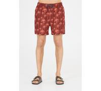 Badeshorts CRUZ "Rohan", Herren, Gr. S, US-Größen, lila (beere), Elasthan, Polyester, bedruckt, mehrfarbig, Badehosen Badeshorts, im lässigen Look aus langlebigem Material (82274008-S) beere