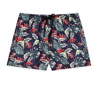 Badeshorts Für Herren Stretch, Badeshorts Für Herren, Flo, Luftiges Netzgewebe, Rot/Blau/Beige, M