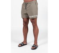 Badeshorts GORILLA WEAR, Herren, Gr. 3XL, US-Größen, grau (taupe), 92% Polyester, 8% Elasthan, Badehosen Badeshorts, mit schnelltrocknendem Material (63180123-XXXL) taupe