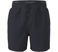 Badeshorts, Gr. M (50), N-Gr, shoreline, Web, Polyester, CALVIN KLEIN SWIMWEAR, unifarben, Badehosen Badeshorts, Körpernahe Passform mit elastischem Bund (10185112-M) shoreline