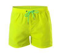 Badeshorts Herren,Einfarbiges Elastische Taille Tunnelzug Kurze Hosen Mit Taschen Schnelltrocknend Strandhose Basic Bermuda Shorts Jogginghose Kurz Swimming Shorts Hawaii Hose