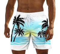 Badeshorts Herren Eng Bermuda 4 Reißverschluss Und Beste Stoff 2in1 Dunkelblau Schlaf Uv Jeansshort Türkise Schwimmsport Latex Flanell Angesagte Kastenform Kastenbadehosen Neongelbe