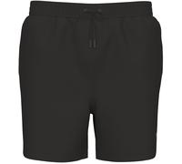 Badeshorts, Gr. XXL (56), N-Gr, schwarz, Web, Polyester, CALVIN KLEIN SWIMWEAR, unifarben, Badehosen Badeshorts, Körpernahe Passform mit elastischem Bund (17407140-XXL) schwarz
