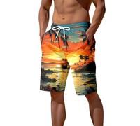 Badeshorts Herren Kurz Schnelltrocknend Badeshorts Kurzen Strandhose Sporthose Badehose Kurze Sporthose Sport Shorts Badehose Herren