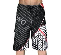 Badeshorts Herren Lang Knielang Badehose Kurz Boardshorts Surfshorts Swim Shorts mit Kordelzug Sommer Schnelltrocknend Strandhose Schwimmhose mit Taschen Badehosen für Männer Kurze sommer