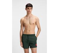 Badeshorts HUGO UNDERWEAR "DOMINICA", Herren, Gr. XXL (56), N-Gr, dunkelgrün, Web, Obermaterial: 100% Polyacryl, Badehosen Badeshorts (10342742-XXL) dunkelgrün