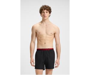 Badeshorts HUGO UNDERWEAR "TAPI", Herren, Gr. XL, N-Gr, schwarz (schwarz 001), Microfaser, Obermaterial: 100% Polyester, Badehosen Badeshorts, elastischer Bund, schnelltrocknend (72219119-XL) schwarz