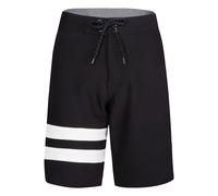 Badeshorts HURLEY "HRLB PHANTOM BLOCK PARTY BOARD", Jungen, Gr. 134/140 (10), N-Gr, schwarz, Obermaterial: 86% Polyester, 14% Elasthan, Badehosen Badeshorts, für Kinder, mit Elasthan-Anteil, aus leich