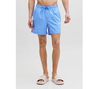 Badeshorts JACK & JONES "JPSTMAUI NORREBRO SWIM SHORTS", Herren, Gr. XXL, N-Gr, marina, Web, Polyester, unifarben, Badehosen Badeshorts (65684840-XXL) marina