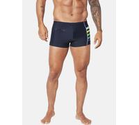 Badeshorts JAN VANDERSTORM "Badehose KILDER", Herren, Gr. M-L, weit, blau (dunkelblau), Obermaterial: 80% Polyamid ECONYL(R) PA ECONYL. 20% Elasthan EL., Badehosen Badeshorts (89009552-ML) dunkelblau