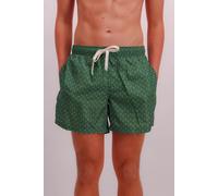 Badeshorts JOOP "Diamond Cornflower", Herren, Gr. M, N-Gr, grün bay aop, Obermaterial: 100% Polyester, bedruckt, Badehosen (61029201-M) grün bay aop