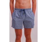 Badeshorts JOOP JEANS "Crab", Herren, Gr. M, N-Gr, blau (blau horizon aop), Microfaser, Obermaterial: 100% Polyester, bedruckt, Badehosen Badeshorts, Maritimer Style, seitliche Eingrifftaschen (223633