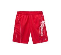 Badeshorts KANGAROOS, Herren, Gr. 4, N-Gr, rot, Microfaser, Polyester, unifarben, Badehosen Badeshorts, mit Kangaroos Schriftzug (753845-4) rot