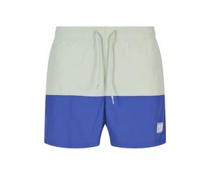 Badeshorts KARL KANI "Karl Kani Herren", Herren, Gr. M, US-Größen, mint, blau, 100% Polyimid, Badehosen Badeshorts (98199326-M) mint, blau