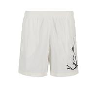 Badeshorts KARL KANI "Karl Kani KM-SW011-003-09 Signature Swim Shorts", Herren, Gr. S, US-Größen, sanftes weiß, 100% Polyester, Badehosen Badeshorts (68418024-S) sanftes weiß
