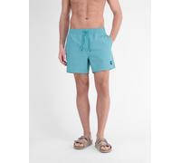 Badeshorts LERROS "Badehose für Herren mit Tunnelzugbund", Herren, Gr. S, Normalgrößen, blau (reef blau), 100% Polyester, Badehosen Badeshorts (99524652-S) reef blau