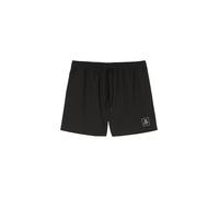 Badeshorts MARC O'POLO, Herren, Gr. S, N-Gr, schwarz, Web, Obermaterial: 100% Polyester, klassisch, Badehosen, Gummibund mit Tunnelzug, seitliche Taschen (55486924-S) schwarz