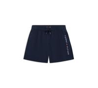 Badeshorts "MEDIUM DRAWSTRING", Jungen, Gr. 128/134, N-Gr, blau (schwarz night navy), Microfaser, Obermaterial: 100% Nylon, TOMMY HILFIGER SWIMWEAR, Badehosen Badeshorts, elastischer Bund (52717967-12