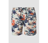 Badeshorts mit Elastikbund und Tunnelzug 5XL türkis|mehrfarbig 2170519.65A2.5XL