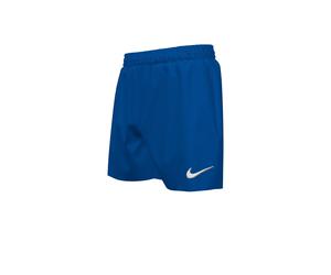 Badeshorts NIKE "4" VOLLEY SHORT", Jungen, Gr. S, N-Gr, game royal, Web, Obermaterial: 100% Polyester, Badehosen Badeshorts, mit integrierter Mesh-Innenhose, mit seitlichen Taschen (55227347-S) game r