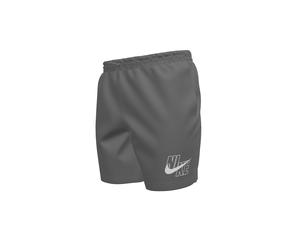 Badeshorts NIKE "5" VOLLEY SHORT", Herren, Gr. S, N-Gr, cool grau, Web, Obermaterial: 100% Polyester, Badehosen Badeshorts, mit integrierter Mesh-Innenhose, mit seitlichen Taschen (30499756-S) cool gr