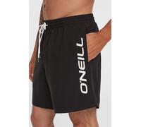 Badeshorts O'NEILL "CALI SHORTS WATER and SUN", Herren, Gr. XS, N-Gr, schwarz (19010 schwarz out), Polyester, Badehosen Badeshorts, mit Seiten- und Gesäßtaschen, schnell trocknendes Material (44025801