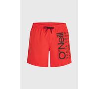 Badeshorts O'NEILL "ORIGINAL CALI 16'' SWIMSHORTS", Herren, Gr. L (52), N-Gr, high risk rot, Obermaterial: 100% Polyester, Badehosen Badeshorts, mit seitlichen Eingrifftaschen und Gesäßtasche, mit Sti
