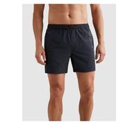 Badeshorts PME LEGEND "AIRFRAME SWIMSHORTS BIG LOGO PRINT", Herren, Gr. 4XL, N-Gr, schwarz (salute), Web, Elasthan, Polyamid, Badehosen Badeshorts (37137438-4XL) salute