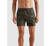 Badeshorts PME LEGEND "KEYLAND SWIMSHORTS ALLOVER DESSIN", Herren, Gr. M, N-Gr, grün (deep lichen grün), Web, Elasthan, Polyamid, gemustert, Badehosen Badeshorts, Bundweite regulierbar (52687623-M) de
