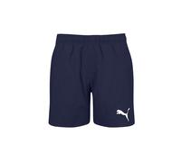Badeshorts PUMA "PUMA SWIM BOYS MID SHORTS", Kinder, Gr. 128, N-Gr, navy, Microfaser, Obermaterial: 100% Polyester, Badehosen Badeshorts, schnelltrocknend, Kordelzug (69334924-128) navy