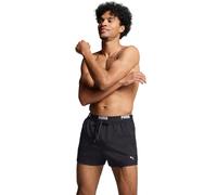 Puma Badeshorts Puma Logo – kurz geschnitten – Schwarz – Herren XS