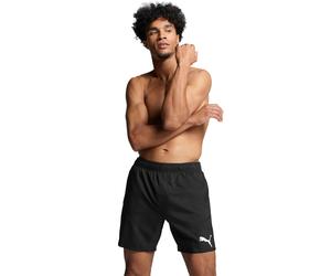 Badeshorts PUMA "PUMA SWIM MEN MID SHORTS", Herren, Gr. XXL, N-Gr, schwarz, Web, Obermaterial: 100% Polyester, Badehosen Badeshorts, mit elastischem Bund, Seitentaschen (49841117-XXL) schwarz