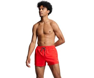 Badeshorts PUMA "PUMA SWIM MEN SHORT LENGTH SWIM SHORTS", Herren, Gr. XS, N-Gr, rot, Web, Obermaterial: 100% Polyester, unifarben, Badehosen Badeshorts, mit seitlichen Eingriff-Taschen, Gesäßtasche mi