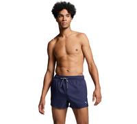 Badeshorts PUMA "PUMA SWIM MEN SHORT LENGTH SWIM SHORTS", Herren, Gr. XXL, N-Gr, blau (navy), Web, Obermaterial: 100% Polyester, unifarben, Badehosen Badeshorts, mit seitlichen Eingriff-Taschen, Gesäß