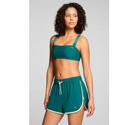 Badehose PUMA "PUMA SWIM WOMEN WOVEN SHORTS", Damen, Gr. XL, N-Gr, emerald ice, Obermaterial: 100% Polyester, Badehosen Badehose (45849532-XL) emerald ice