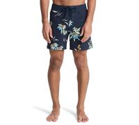 Boardshorts QUIKSILVER "Everyday 16", Herren, Gr. 38(XXL), schwarz navy coastal floral, Obermaterial: 100% Microfaser;, Hosen (63258151-38) schwarz navy coastal floral