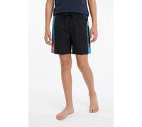 Badeshorts QUIKSILVER "EVERYDAY HOLMES VOLLEY YTH 16", Kinder, Gr. 16 (170/176), N-Gr, schwarz (schwarz holmes), Obermaterial: 100% Polyester, Badehosen Badeshorts, für Kinder und Jugendliche geeignet