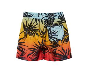 Badeshorts QUIKSILVER "Everyday Mix Volley", Jungen, Gr. 3(91-100cm), Normalgrößen, rot (high risk rot), Obermaterial:100% Microfaser;, Badehosen Badeshorts (93322052-3)