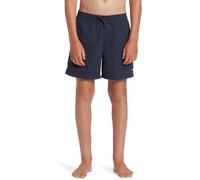Badeshorts QUIKSILVER "Everyday Solid Volley 14"", Kinder, Gr. 8, schwarz navy, 100% Polyester, Badehosen Badeshorts (70879468-8) schwarz navy