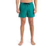Quiksilver Badeshorts Everyday Solid Volley 15" Herren Größe M Teal-Grün 100% Polyester