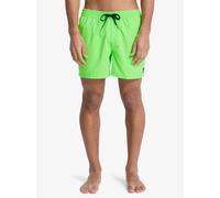 Badeshorts QUIKSILVER "EVERYDAY VOLLEY 15", Herren, Gr. XS, N-Gr, grün (grün gecko), Web, Polyester, kontrastfarbene Details, unifarben, Badehosen Badeshorts, sportliche Schnittform, für Erwachsene, s
