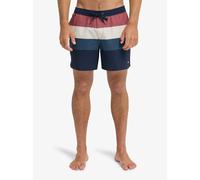 Boardshorts QUIKSILVER "Stretch Scallop Volley 16", Herren, Gr. XL, schwarz navy tijuana, Obermaterial: 92% Polyester, 8% Elasthan., Hosen (58154222-XL) schwarz navy tijuana