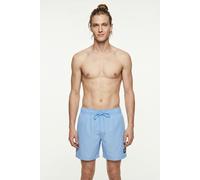 Badeshorts REEBOK "Ace", Herren, Gr. M, N-Gr, blau (peri blau), Microfaser, Obermaterial: 100% Polyester, Badehosen Badeshorts, mit kleinen Seitenschlitzen, Eingriff-Taschen seitlich (74636350-M) peri