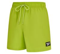 Badeshorts REEBOK "Ace", Herren, Gr. M, N-Gr, retro lime, Microfaser, Obermaterial: 100% Polyester, Badehosen Badeshorts, mit kleinen Seitenschlitzen, Eingriff-Taschen seitlich (58526861-M) retro lime